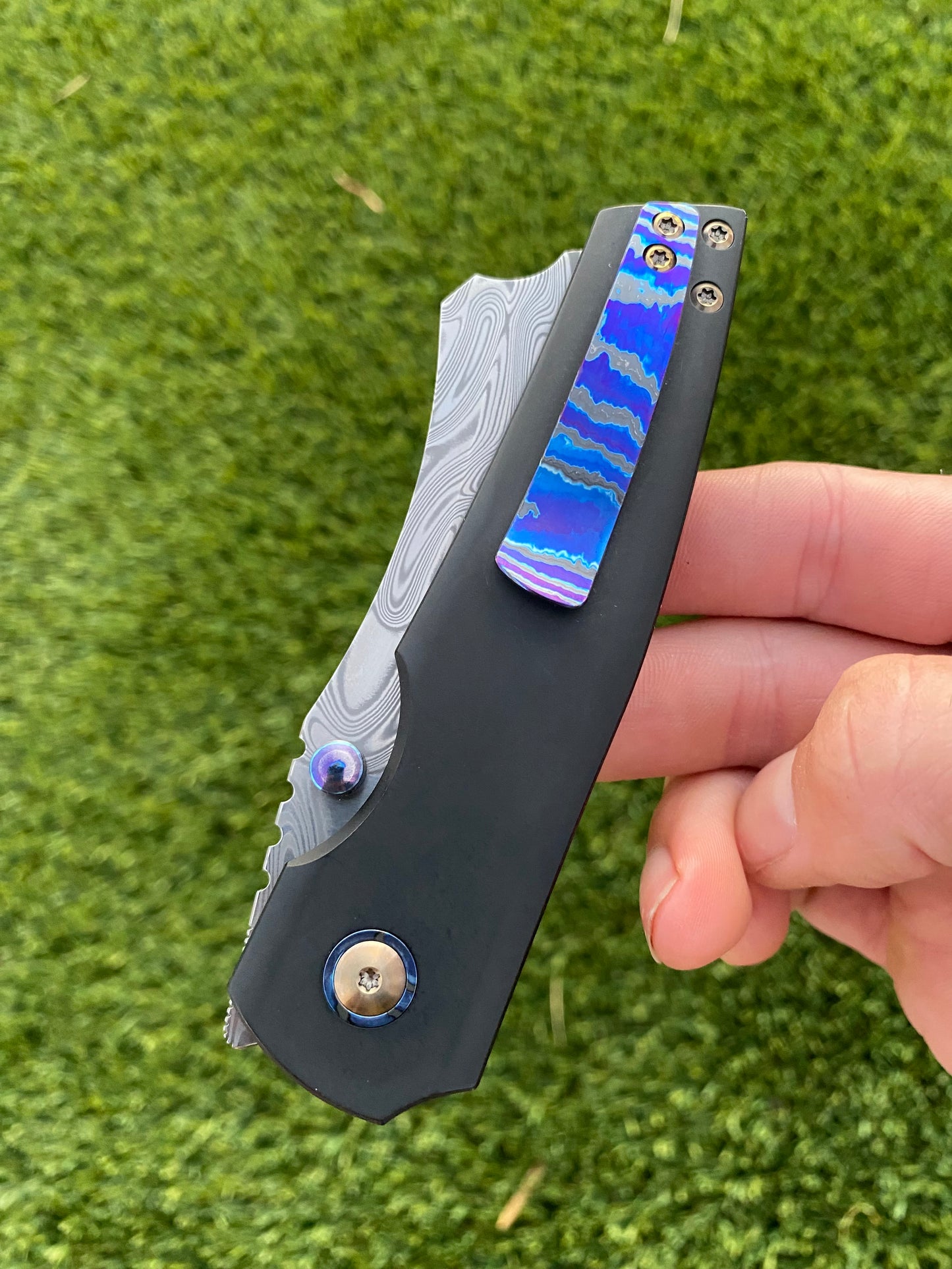 Button Barber - PVD black / Zircuti / Damasteel