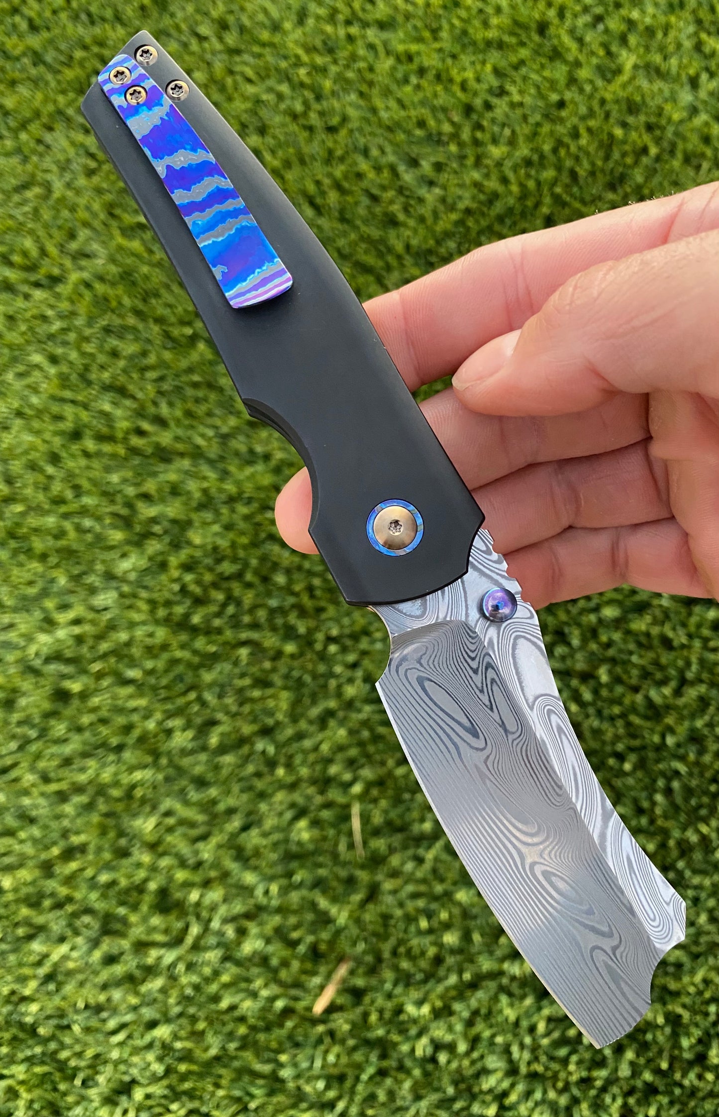 Button Barber - PVD black / Zircuti / Damasteel