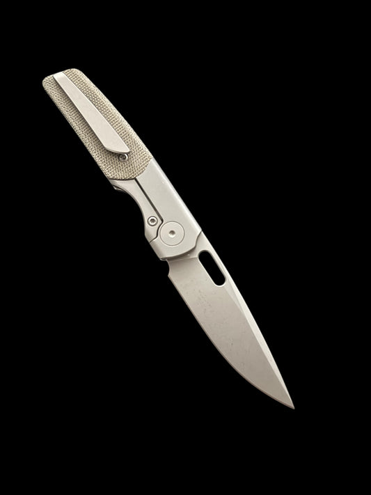 Mini Sweeney (Green Micarta)