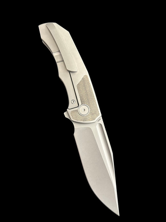 Inlay TiCK (Green Micarta/ Stonewash)