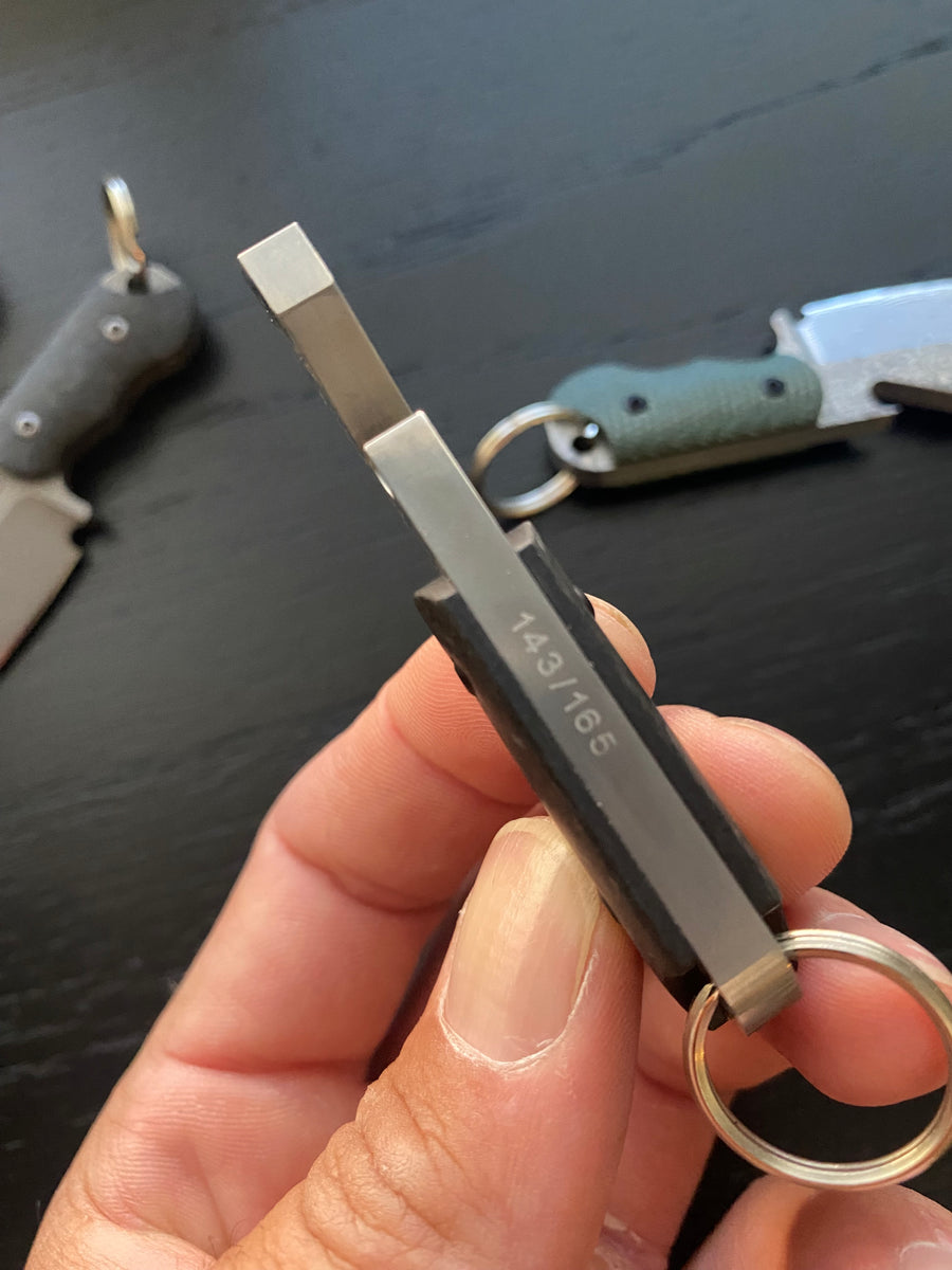 Damascus Bottle Butcher (Carbonfiber) BergBlades