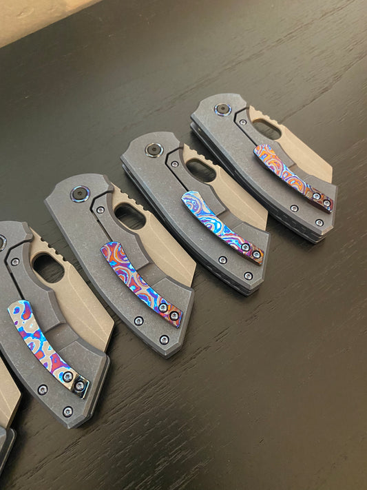 Blue SLiM w/BLK Timascus Kit