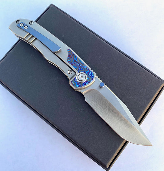 Iron Pup (Black Timascus Inlay)