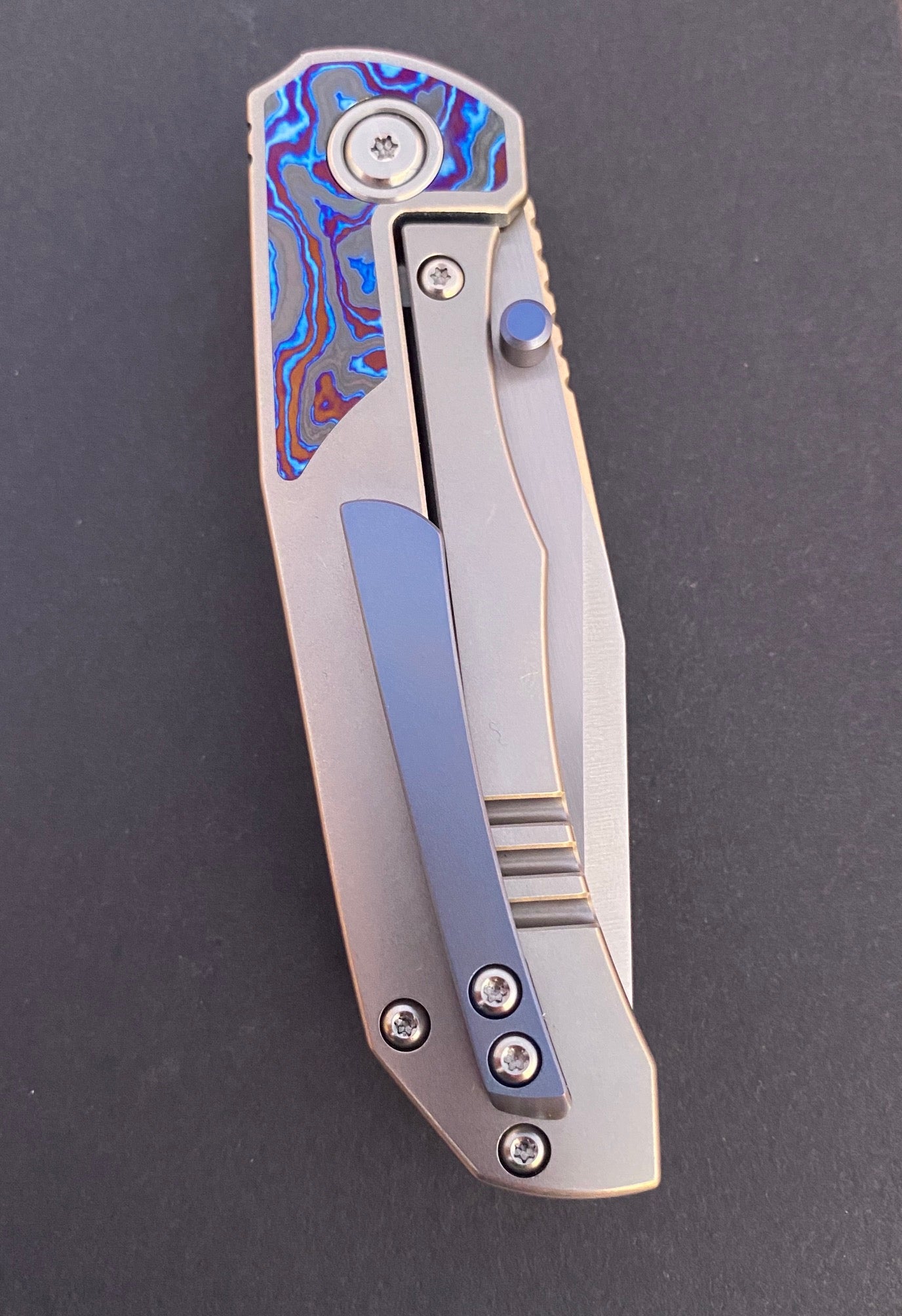 Iron Pup (Black Timascus Inlay)