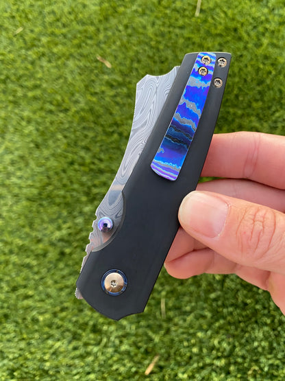 Button Barber - PVD black / Zircuti / Damasteel