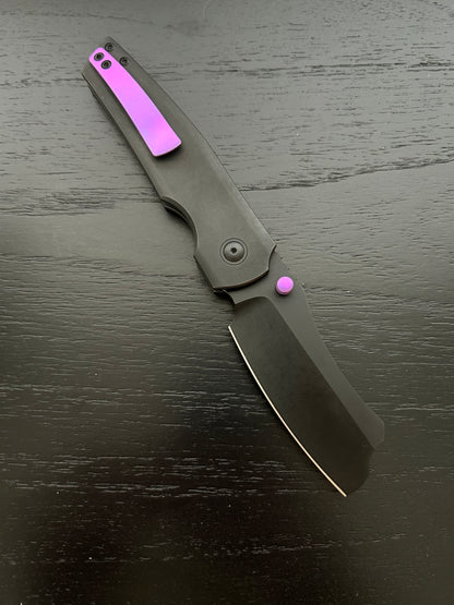 Button Barber Purple ANO Ti Kit