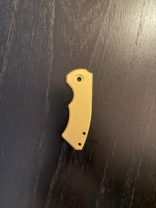 Brass Utility SLiM Show Side (Only For Utility SLiM, Knife Sold Separately)