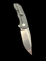 Full Ti TiCK (Black DLC /Polished Stonewash Blade)