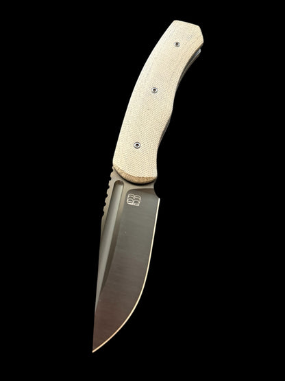 Alpha Liner Lock (Green Micarta/ DLC satin)