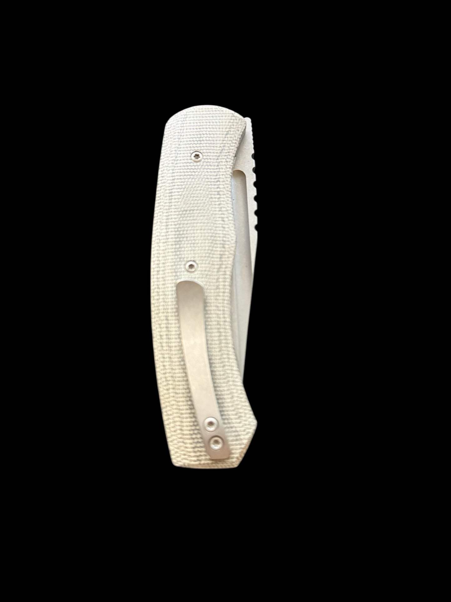 Alpha Liner Lock (Green Micarta/ Sandblast & stonewash)