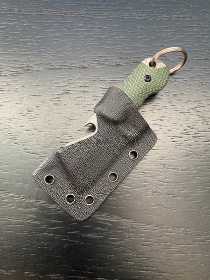 Damascus Bottle Butcher (Micarta)