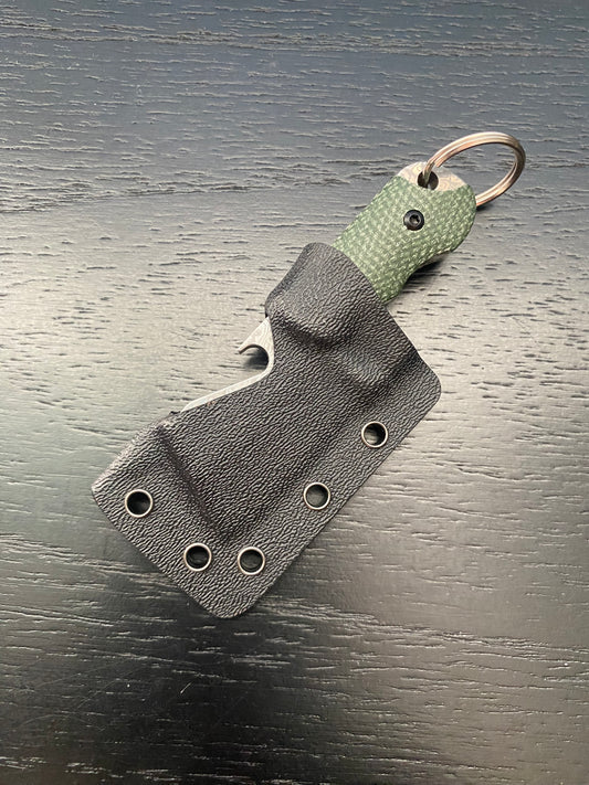 Damascus Bottle Butcher (Micarta)