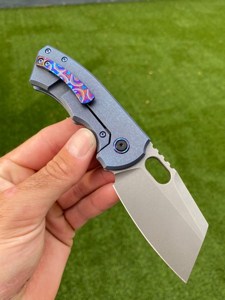 Blue SLiM w/BLK Timascus Kit