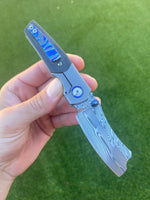 Mini Barber (Damasteel/Black Timascus)
