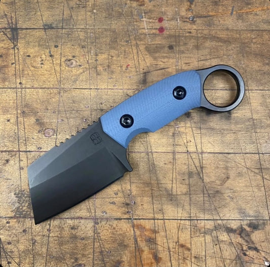 EDC Cleaverito Black/ Grey G10