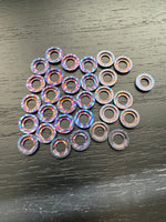 Black Timascus Collars (pair) for Barber