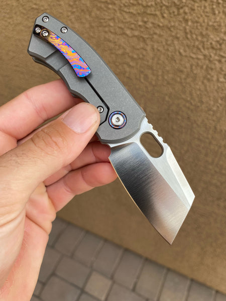 Stonewash/Satin Timascus Mini SLiM